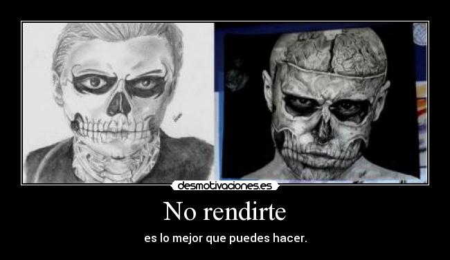 No rendirte -