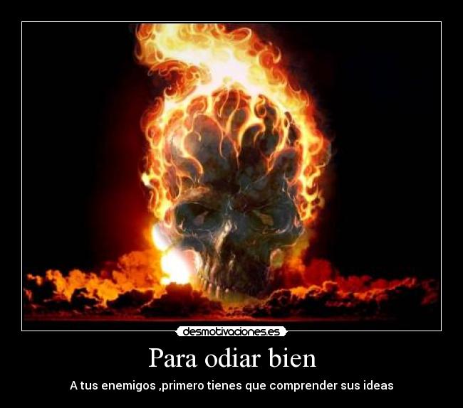 Para odiar bien -