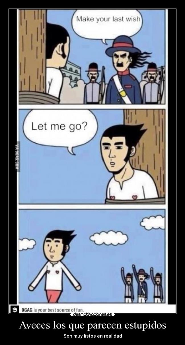 Aveces los que parecen estupidos - 