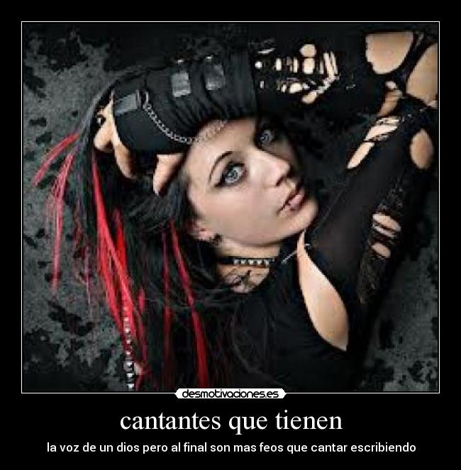 cantantes que tienen -