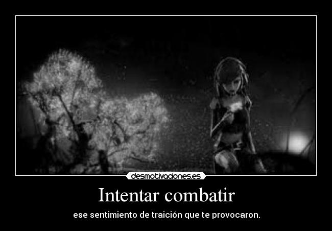 Intentar combatir -