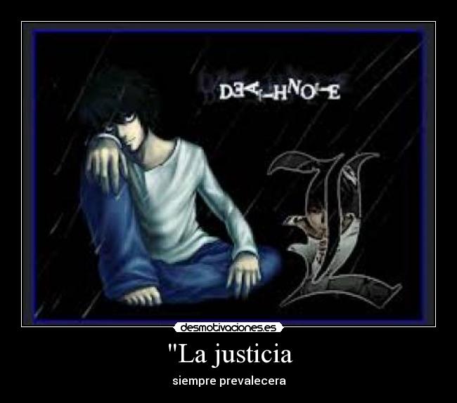 La justicia -