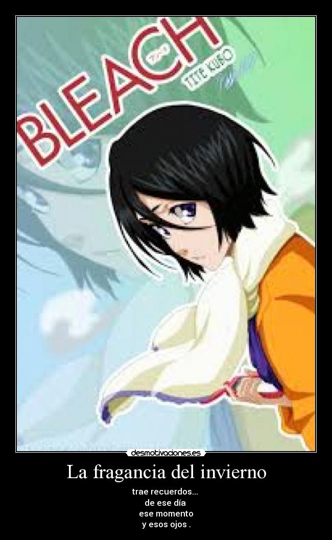 La fragancia del invierno - trae recuerdos...
de ese día
ese momento
y esos ojos .