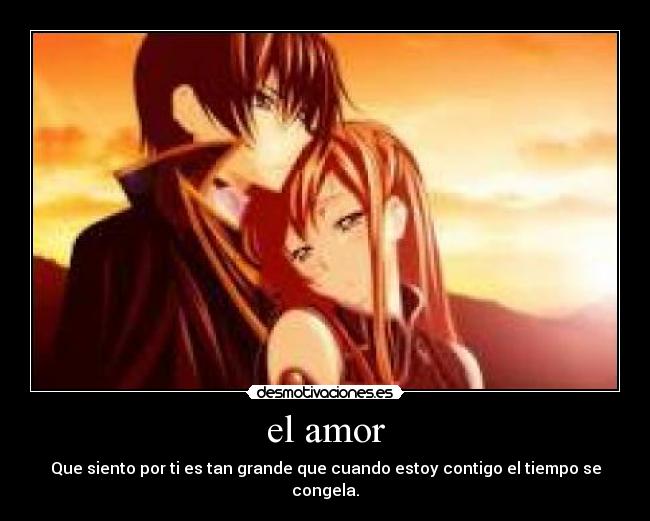 el amor -