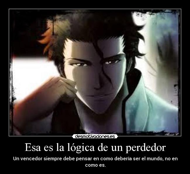 Esa es la lógica de un perdedor -