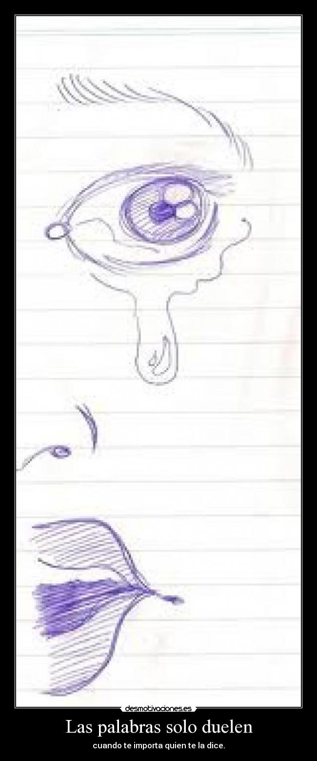 Las palabras solo duelen -