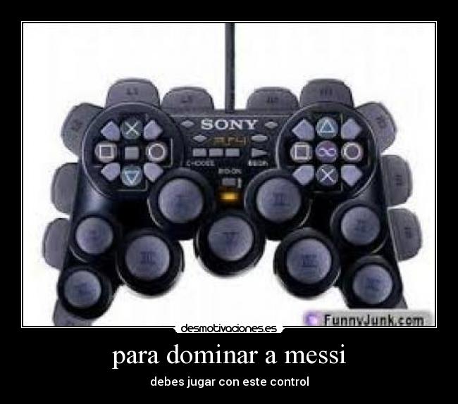 para dominar a messi - 