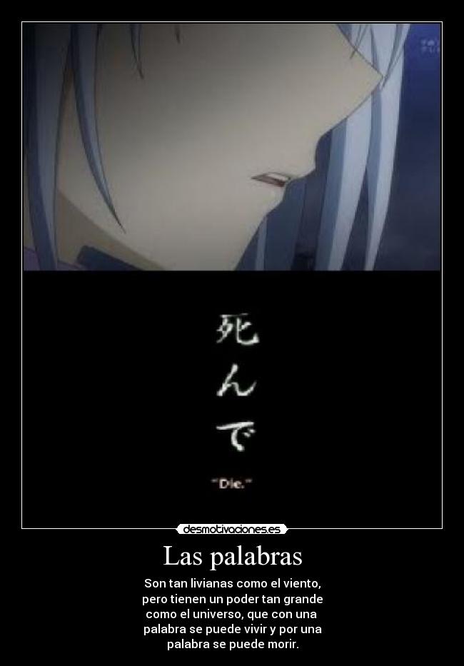 carteles las palabras tienen poder desmotivaciones
