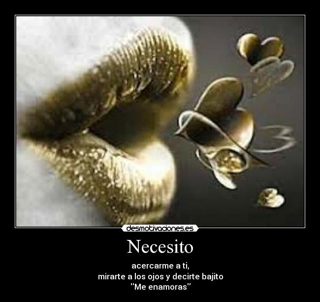 Necesito -