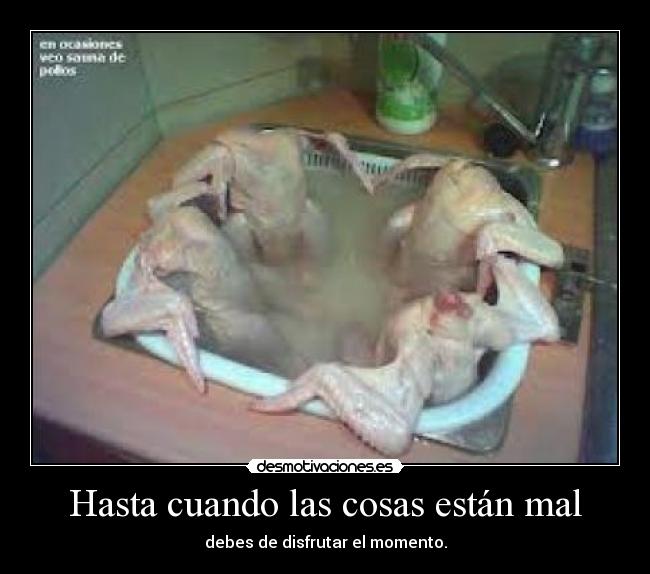 Hasta cuando las cosas están mal - 