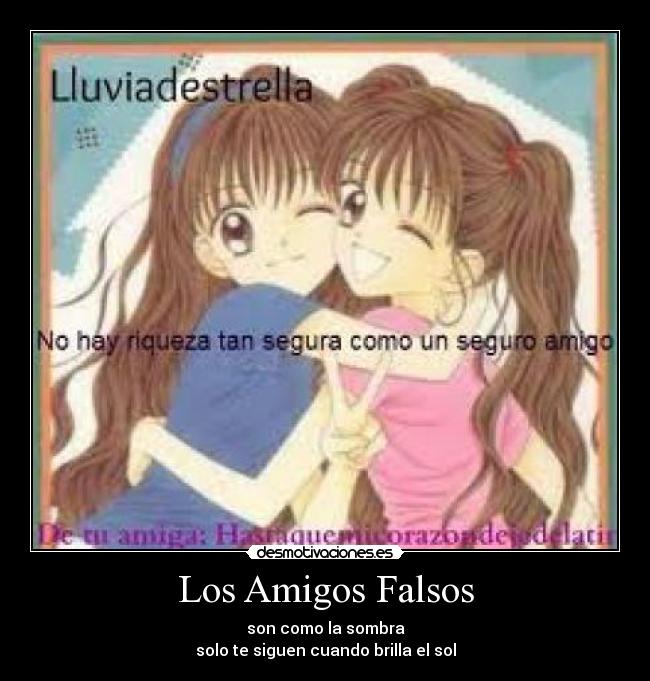 carteles amigos falsasamigas desmotivaciones