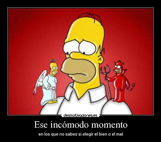 Ese incómodo momento -