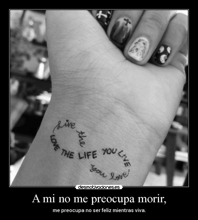 carteles live the life you love desmotivaciones