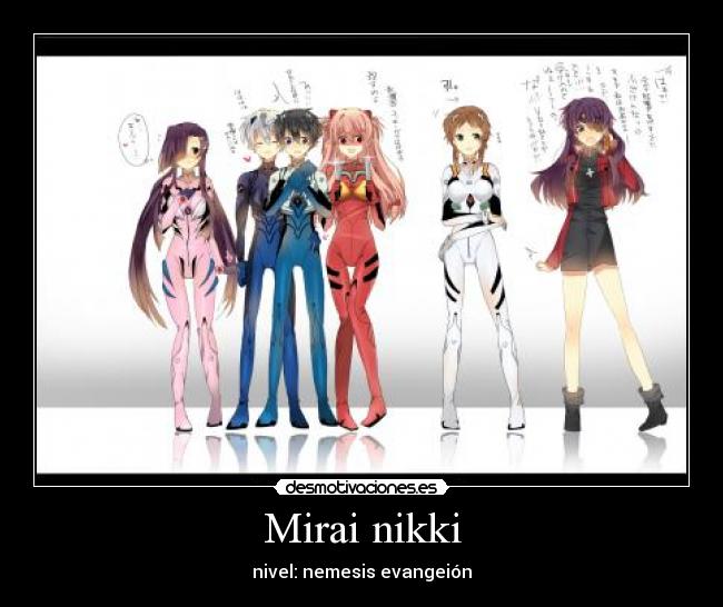 Mirai nikki - nivel: nemesis evangeión