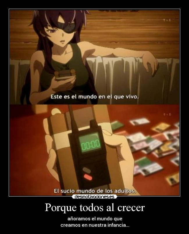 Porque todos al crecer -