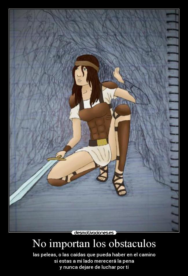 No importan los obstaculos -