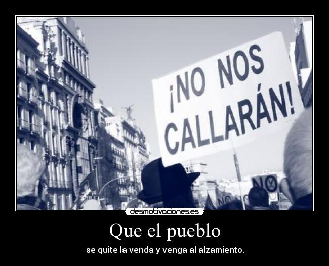 Que el pueblo -