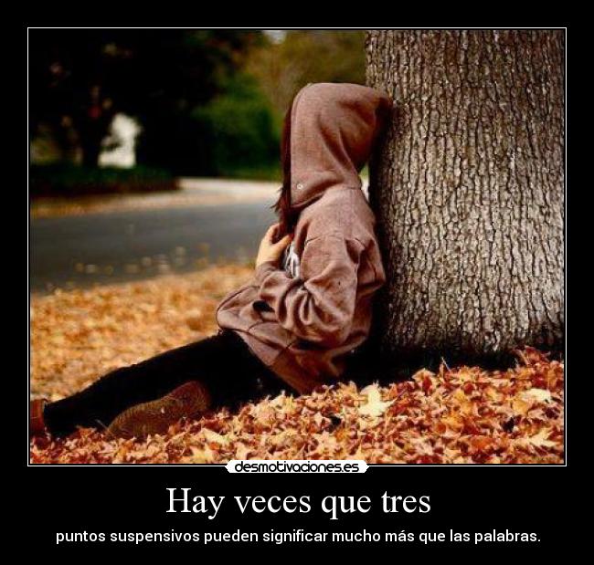 Hay veces que tres -