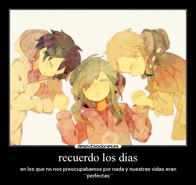 recuerdo los dias -