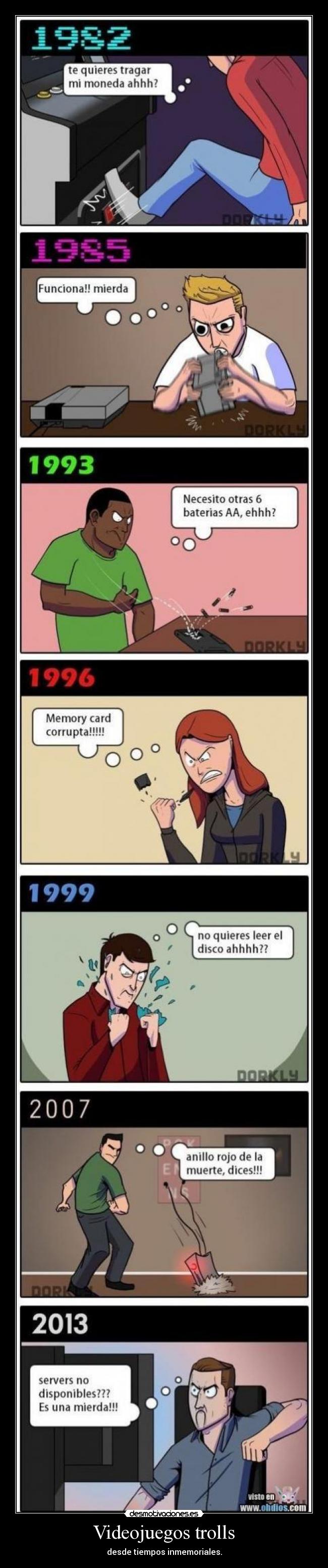 Videojuegos trolls - desde tiempos inmemoriales.