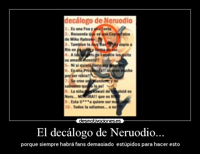 carteles vocaloid desmotivaciones