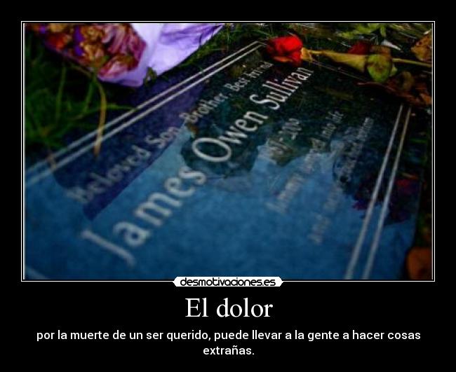 El dolor -