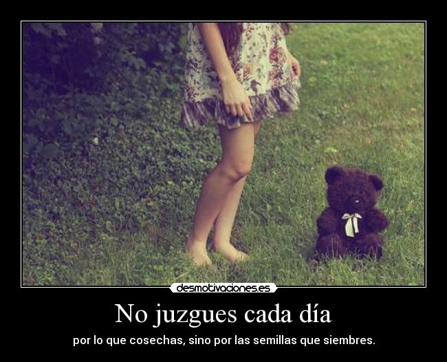 No juzgues cada día - 