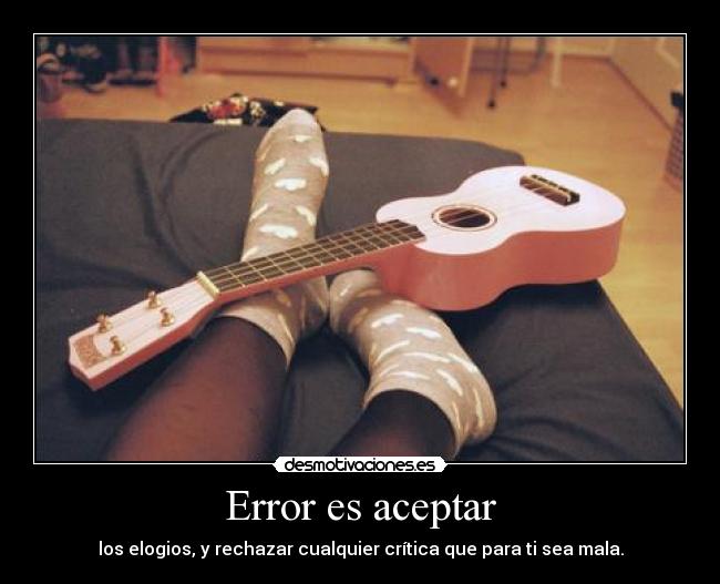 Error es aceptar -