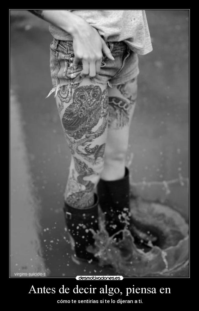 Antes de decir algo, piensa en -