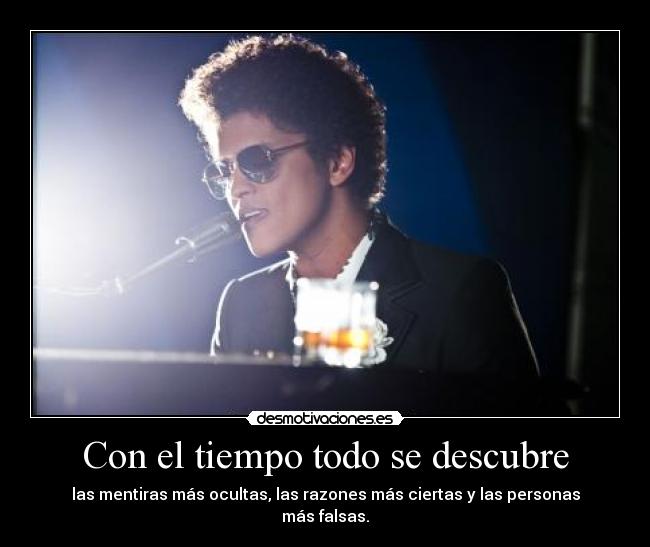 Con el tiempo todo se descubre -