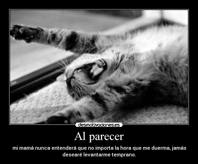 Al parecer - 