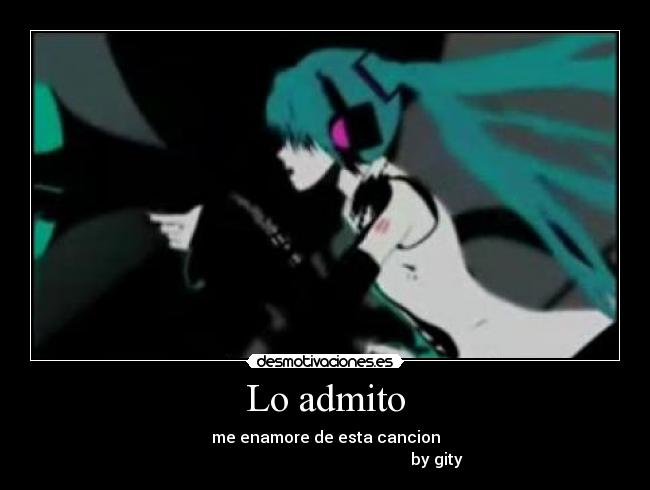 carteles anime miku musica desmotivaciones