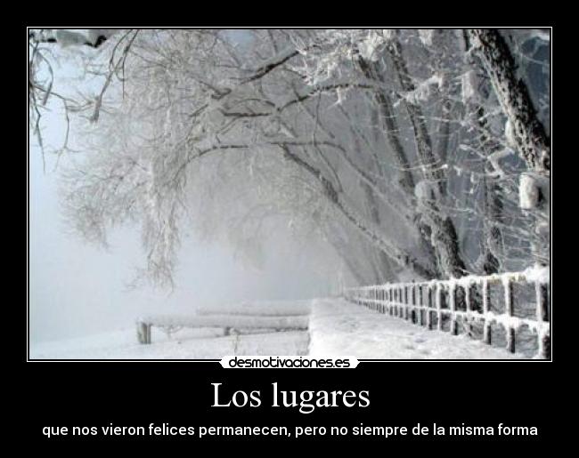 Los lugares -