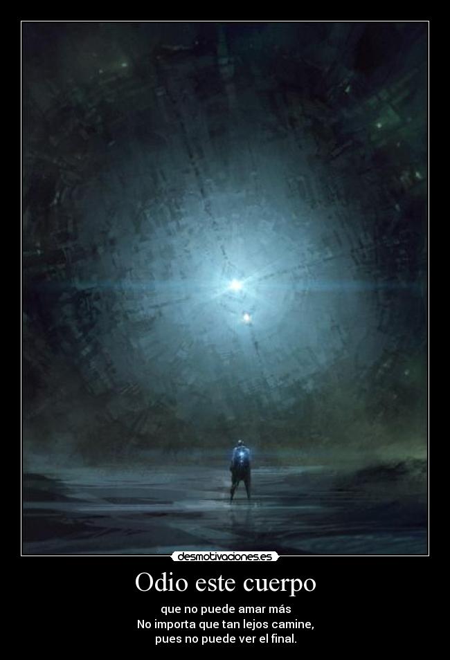 Odio este cuerpo -