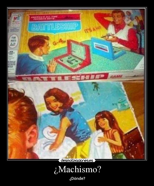 ¿Machismo? -