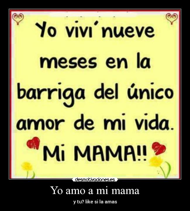 Yo amo a mi mama - 