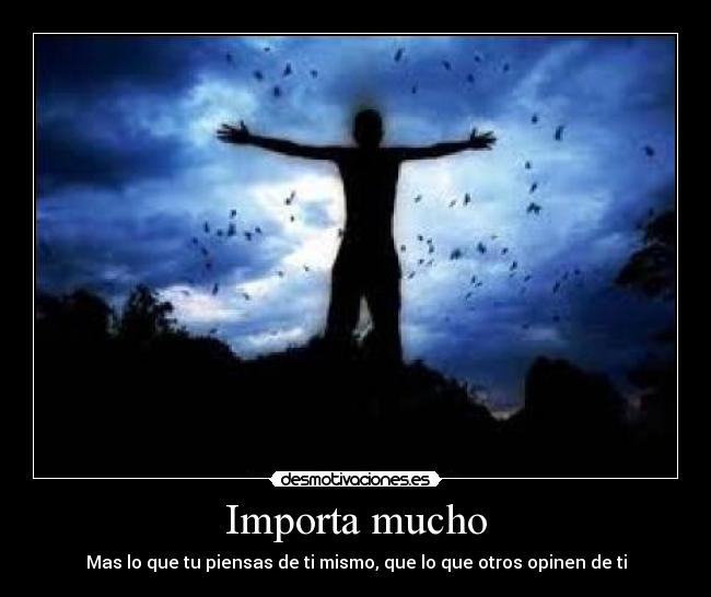 Importa mucho -