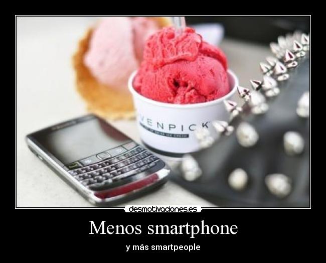 Menos smartphone -