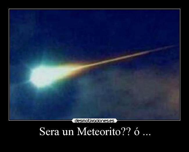 carteles meteorito cielo desmotivaciones
