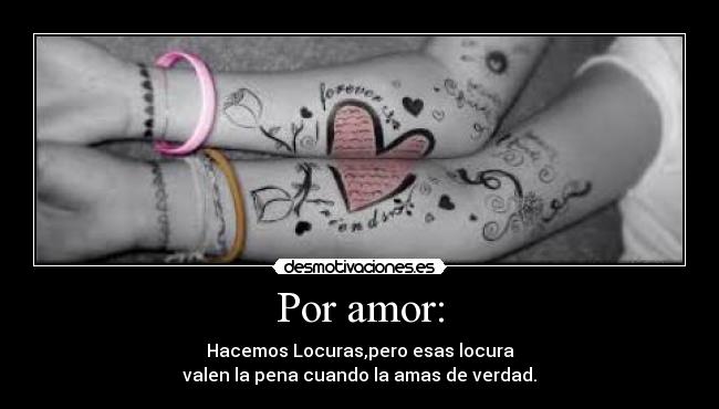 Por amor: - 