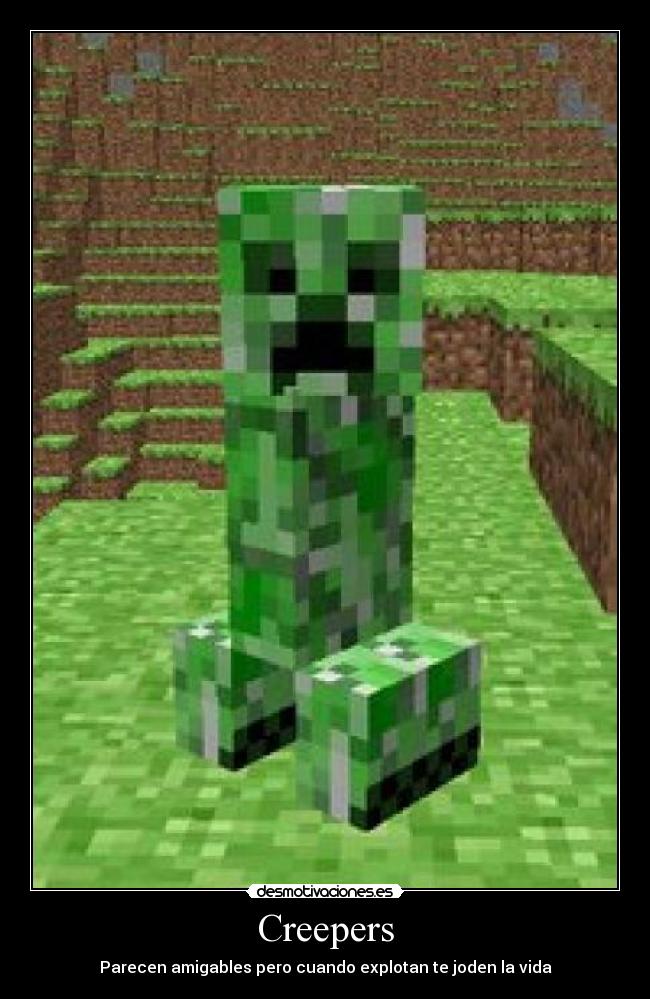 carteles minecraft desmotivaciones