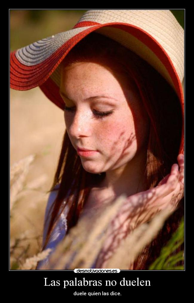 Las palabras no duelen -