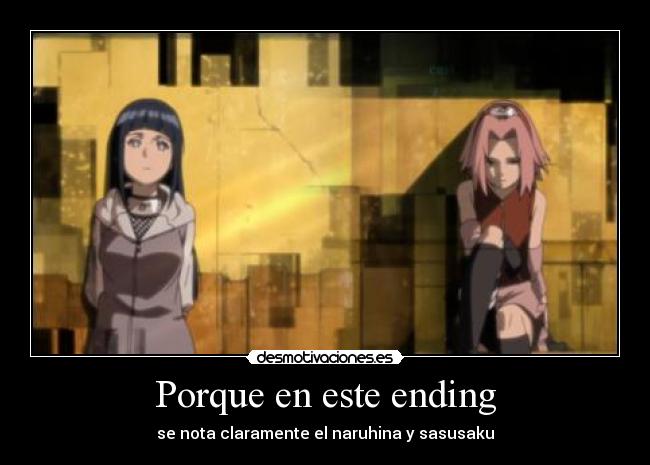 Porque en este ending -