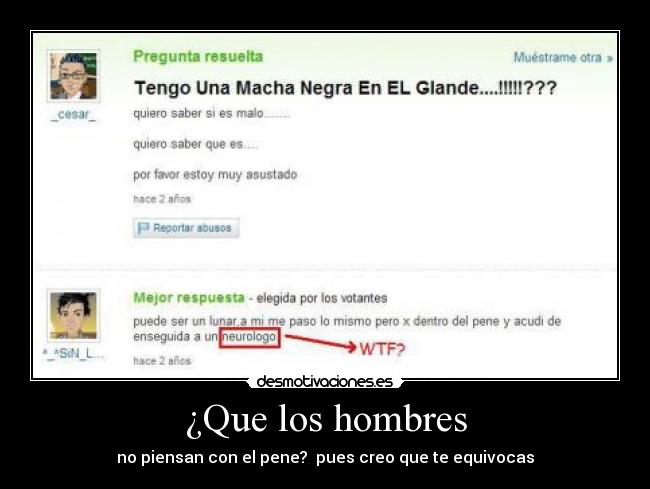 ¿Que los hombres - 