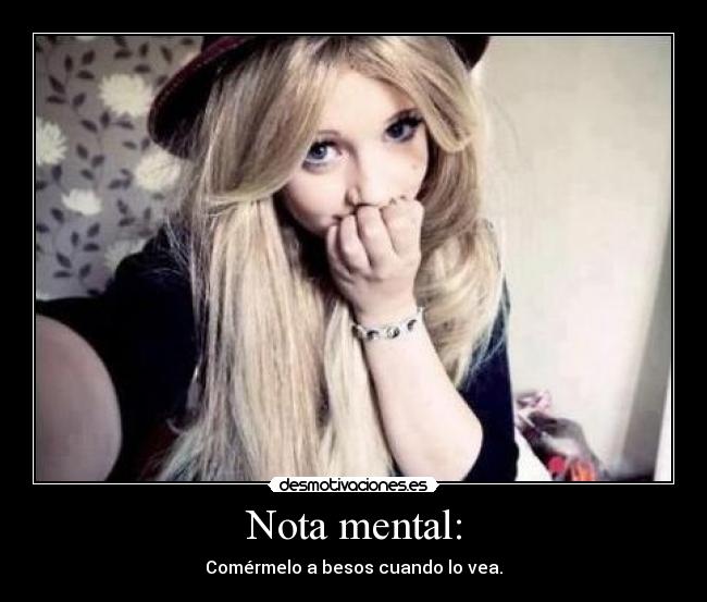 Nota mental: -