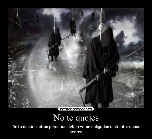 carteles muerte suicidio destino desmotivaciones