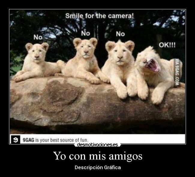 Yo con mis amigos - Descripción Gráfica