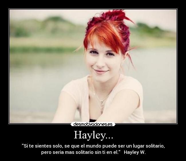 Hayley... - 