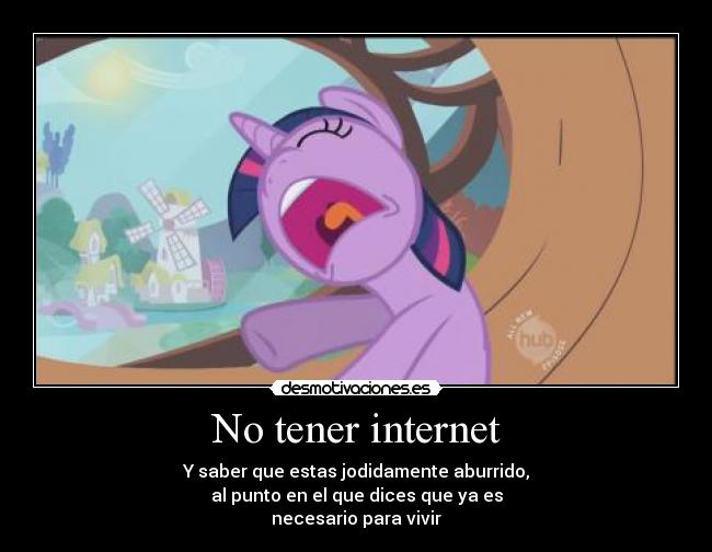 No tener internet -