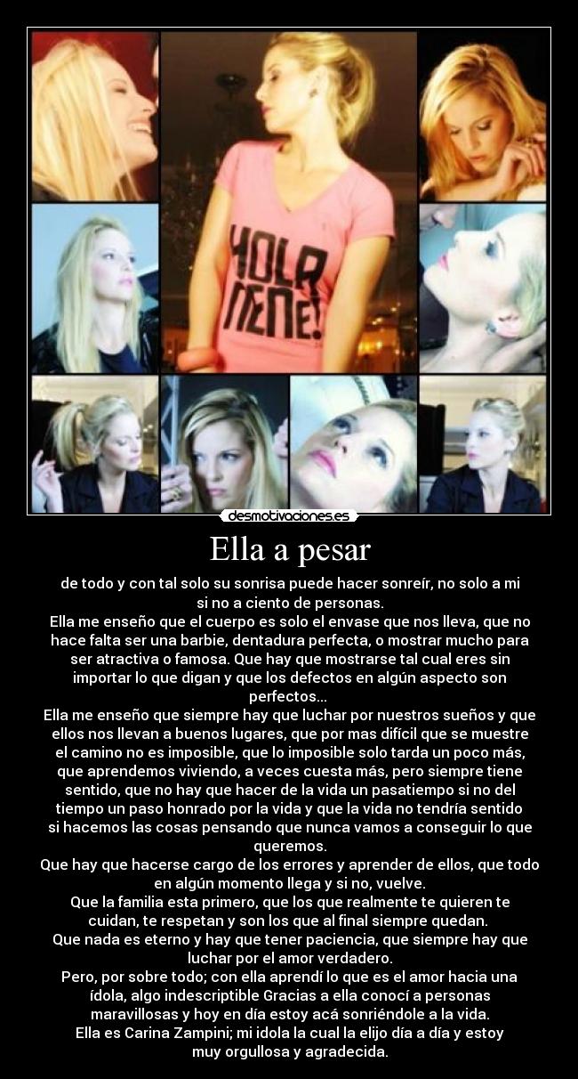 carteles carina zampini vida enseno felicidad sonreir gracias desmotivaciones